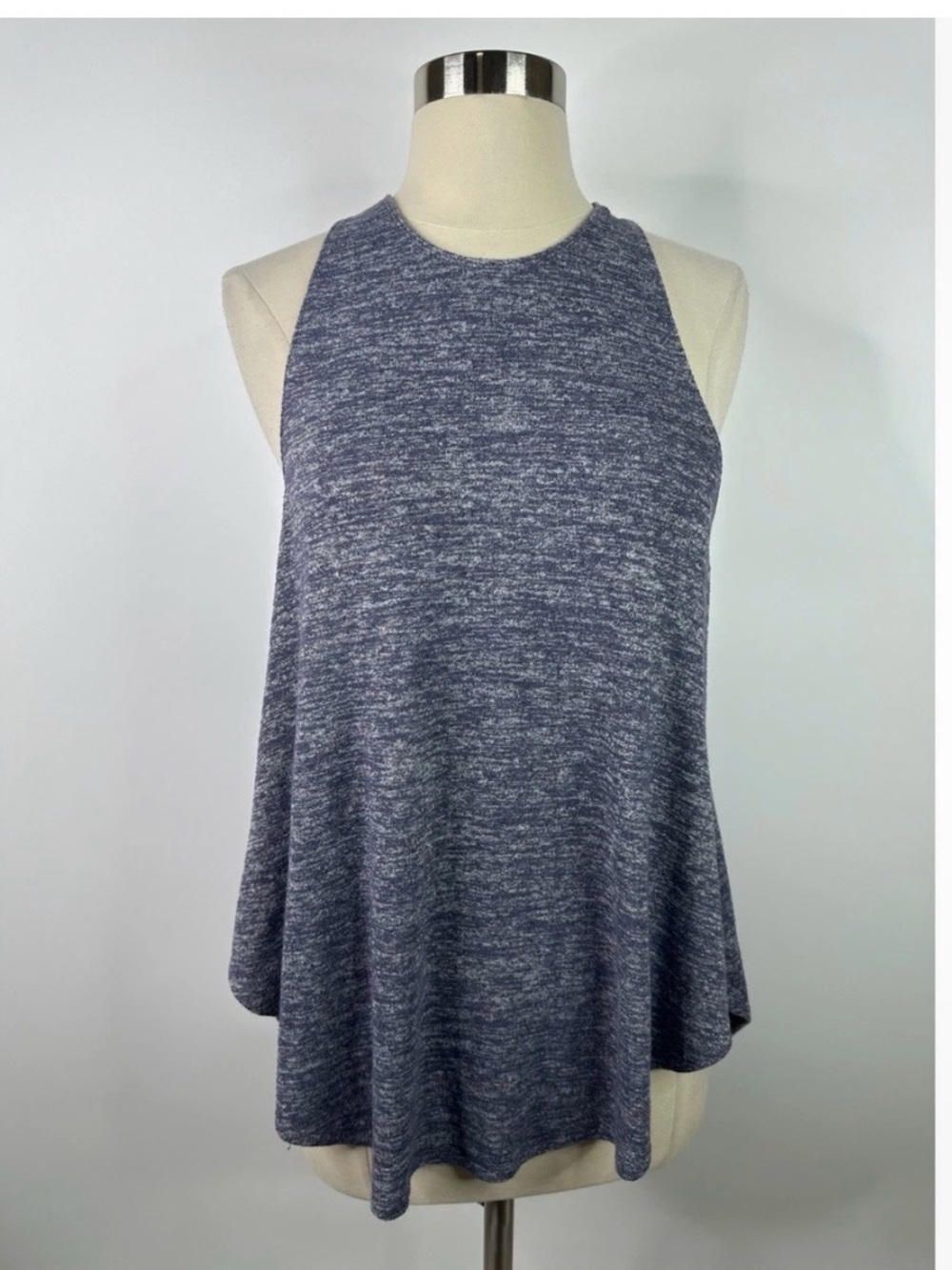 Aritzia Wilfred Free Sleeveless Heathered Swing Tank Top
